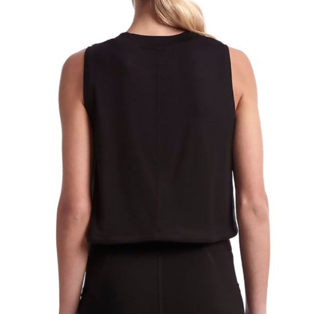 CAPSULE 121 Sync Tie Crop Top In Black Size Small - Picture 2 of 10